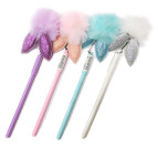 Гелева ручка Sultani з прикрасою Bunny асорті, пише синім №7484