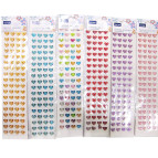 Наліпки для творчості Sultani 6,5*27см стрази асорті ST-8800