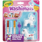 Наліпки для творчості Crayola Малюй та змивай, фігурки песиків та фломастери 74-7252