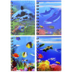 Блокнот спіраль 10,5*14,4см 100арк. Sultani Голограмма ST-3601