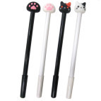 Кулькова ручка з насадкою Киця + Лапа ЛИДЕР асорті, пише синім №6539/809