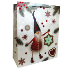 Пакет подарунковий паперовий HP 31*42*12см Новорічний HP-646L-4