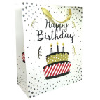 Пакет подарунковий паперовий HP 18*23*10см HP-713S-3 Happy Birthday