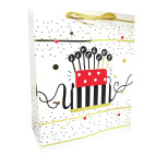 Пакет подарунковий паперовий HP 26*32*12см HP-713M-2 Birthday