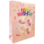 Пакет подарунковий паперовий HP 31*42*12см HP-657L-3 Happy Birthday