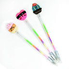 Кулькова ручка з насадкою Мікс, різнокольорова паста №259