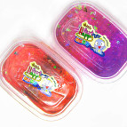 Іграшка антістрес Слайм (Лізун) 100147 Sisoulaku у баночці 12*8,5*5,5см з блискитками