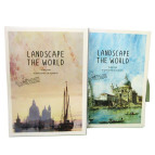 Блокнот с замком А5 80арк Landscape в карт кор з кодовим замком MY37130/4093