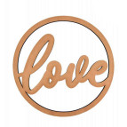 Заготовки для декорування набір Rosa Talent (МДФ) напис Love 30*30см 280526