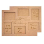 Заготовка для декорування Rosa Talent (МДФ) рамка Our wedding 50*40*0,6см 281309