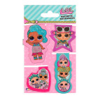 Закладки для книг магнітні YES LOL 4шт. гліттер 707013