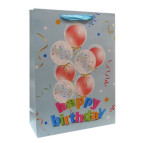 Пакет подарунковий паперовий HP 26*32*12см HP-657M-1 Happy Birthday