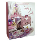 Пакет подарунковий паперовий HP 26*32*12см HP-641M-4 Baby Girl