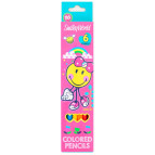 Олівці кольорові 6кол. YES "Smiley World" (pink) 290399
