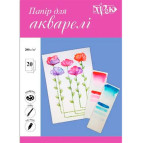 Папір для акварелі А4 ПАПКА Трек 200г/м2 20арк Словаччина 029281