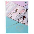 Блокнот A4 96арк YES 7БЦ 151595 MARBLE&GOLD
