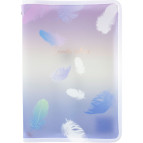 Папка А5 Axent на блискавці об'ємна Colourful Feather-03 1808-93-A