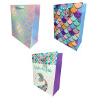 Пакет подарунковий паперовий 26*32*12см ООПТ Русалки 8284-M