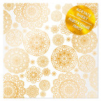 Ацетатний лист 30,5*30,5см Фабрика Декору з фальгуванням FDFMA-1-039 Golden Napkins