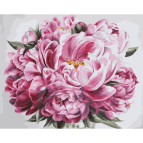 Картина по номер. на холсті 40*50см Идейка КН2077 Пишна квітка. худ. Діана Тучс