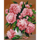 Картина по номер. на холсті 40*50см Идейка КН2087 Імператорські півонії