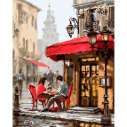 Картина по номер. на холсті 40*50см Идейка КН2144 Побачення в кафе