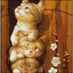 Набір для вишивання Идейка D355 72*72см 11СТ Бешкетники