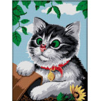 Набір для вишивання Идейка D445 47*61см 11СТ Грайливе кошеня