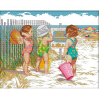 Набір для вишивання Идейка R469 46*38см СТ14 Пляжниці