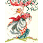 Набір для вишивання Идейка R533 46*59см СТ14 Чарівна дівчина