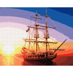 Картина по номер. на холсті 40*50см Никитошка GX32375 На рейді
