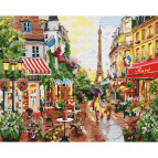 Картина по номер. на холсті 40*50см Никитошка GX33312 Прогулянка Парижом