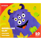 Пластилін восковий Kite набір 10кол по 20гр Jolliers K20-084