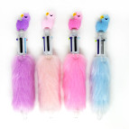 Кулькова ручка з насадкою 6-и кольорова ООПТ мех Лама 1108-09