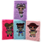 Блокнот Пухнастий Лялька А5 80арк Josef Otten МЕХ асорті №0378