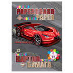 Картон кольоровий+папір А4 8+12арк Kidis Drive 13273