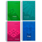 Зошит спіраль А5 96арк картон обкл BUROMAX Prime кл. BM.24551101-**