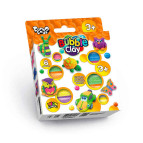 Пластилін 105гр. DankoToys кульковий набір 8кол. по 13гр. Bubble Clay BBC-04-**