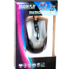 Миша дротова Dragon Play 570, Optical USB  Silver