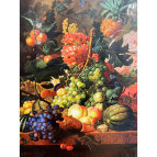 Алмазна мозаїка по номерам на холсті 40*50см Josef Otten EGA74630 Фруктовий натюрморт