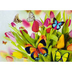 Алмазна мозаїка по номерам на холсті 20*30см Josef Otten EJS20562 Метилики у квітах