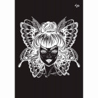 Блокнот на спіралі А5 98арк 4profiplan Bohemia lady чистий лист 903139