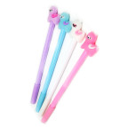 Гелева ручка з насадкою Лама Оопт асорті, пише синім №13432/5048