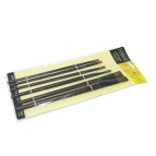 Набір пензлів 6шт. Bomeijia Artist Brushes синтетика плоска пряма К1357