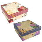 Коробка подарункова SY квадрат 16,5*16,5*8см 2вида мікс 1919-7-M