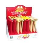 Кулькова ручка з насадкою Food Story асорті, пише синім №20050