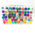 Маркер двустор. SketchMarker Twin для паперу набір 60шт квадратні 1905-60 пласт. бокс