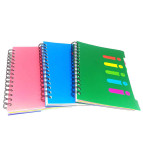 Зошит спіраль А5 120арк пласт обкл 5розд A-Plus A-5114