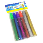 Клей з блискітками набір 15мл*6 тюб TUKZAR Tz-781