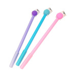 Гелева ручка з насадкою Киця з клубком асорті, пише синім ST-2004-70/0099